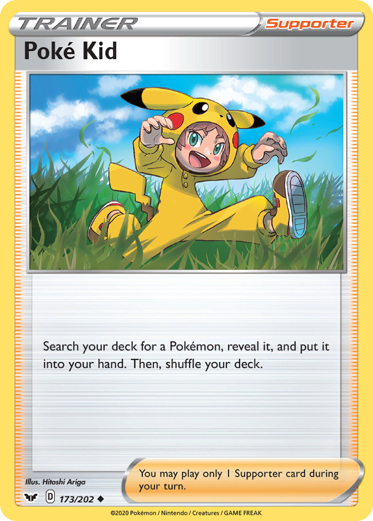 Poke Kid (173/202) [Sword & Shield: Base Set] | Arkham Games and Comics