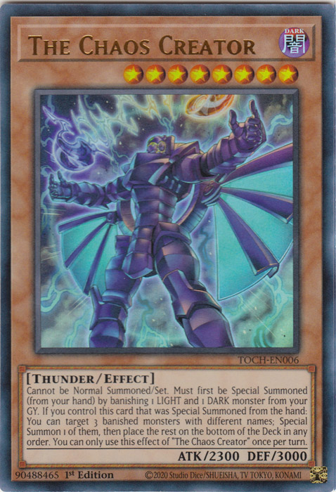 The Chaos Creator [TOCH-EN006] Ultra Rare | Arkham Games and Comics