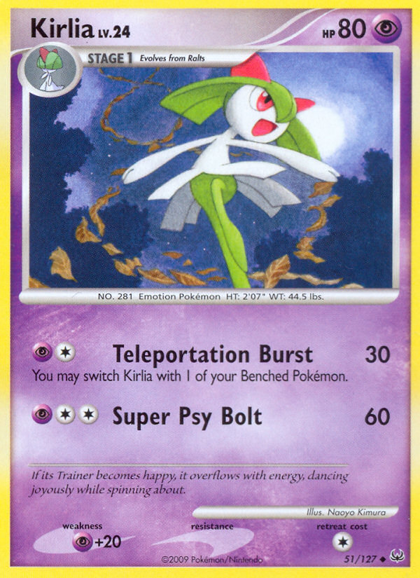 Kirlia (51/127) [Platinum: Base Set] | Arkham Games and Comics