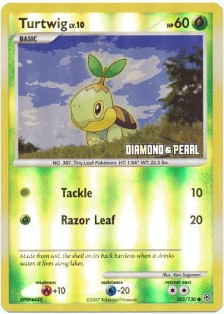 Turtwig (103/130) [Burger King Promos: 2008 Collection] | Arkham Games and Comics