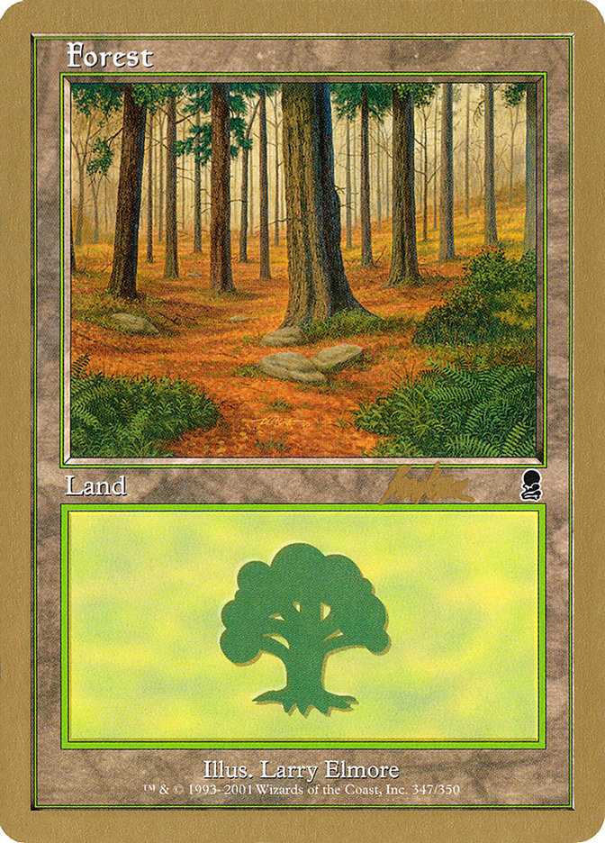 Forest (bk347) (Brian Kibler) [World Championship Decks 2002] | Arkham Games and Comics