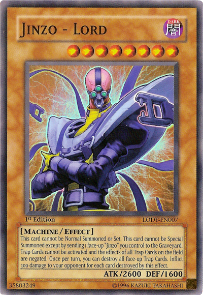 Jinzo - Lord [LODT-EN007] Super Rare | Arkham Games and Comics