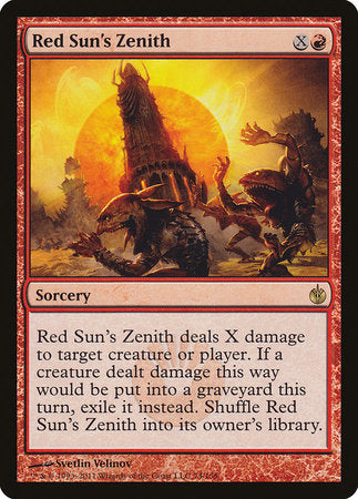 Red Sun's Zenith [Mirrodin Besieged] | Arkham Games and Comics