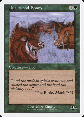 Durkwood Boars [Starter 2000] | Arkham Games and Comics