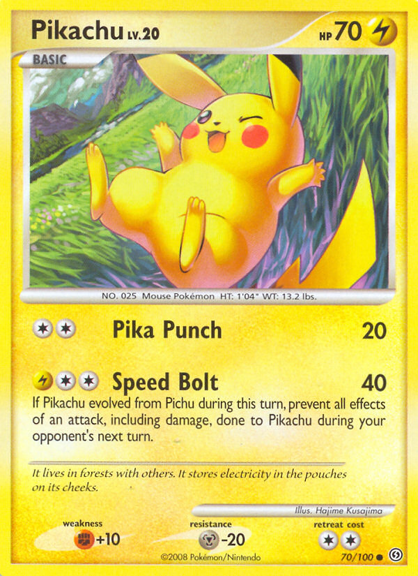 Pikachu (70/100) [Diamond & Pearl: Stormfront] | Arkham Games and Comics