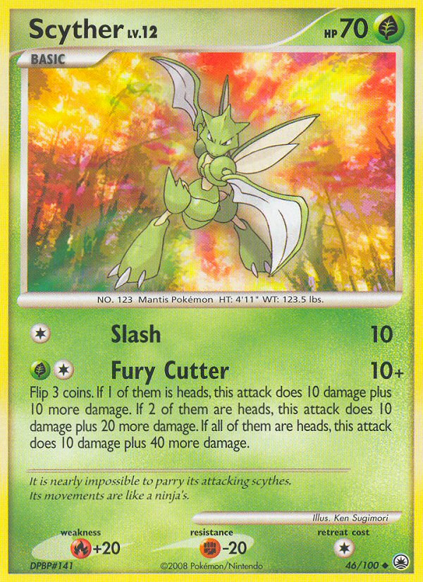 Scyther (46/100) [Diamond & Pearl: Majestic Dawn] | Arkham Games and Comics