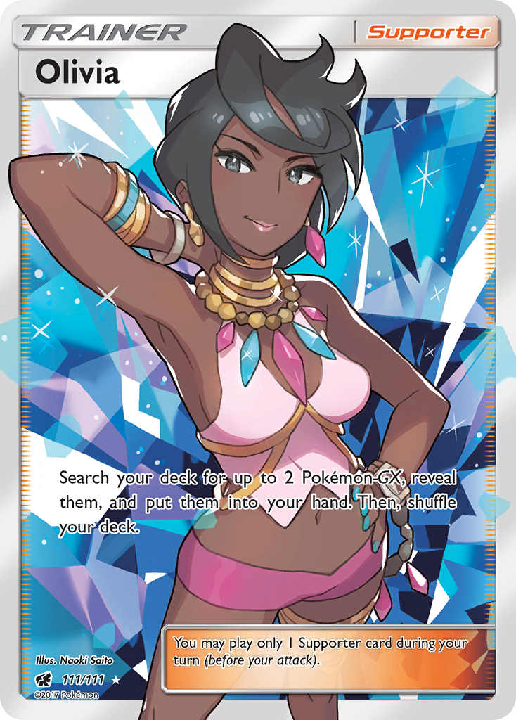 Olivia (111/111) [Sun & Moon: Crimson Invasion] | Arkham Games and Comics