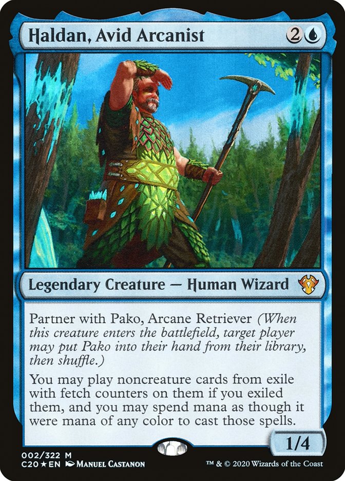 Haldan, Avid Arcanist [Commander 2020] | Arkham Games and Comics