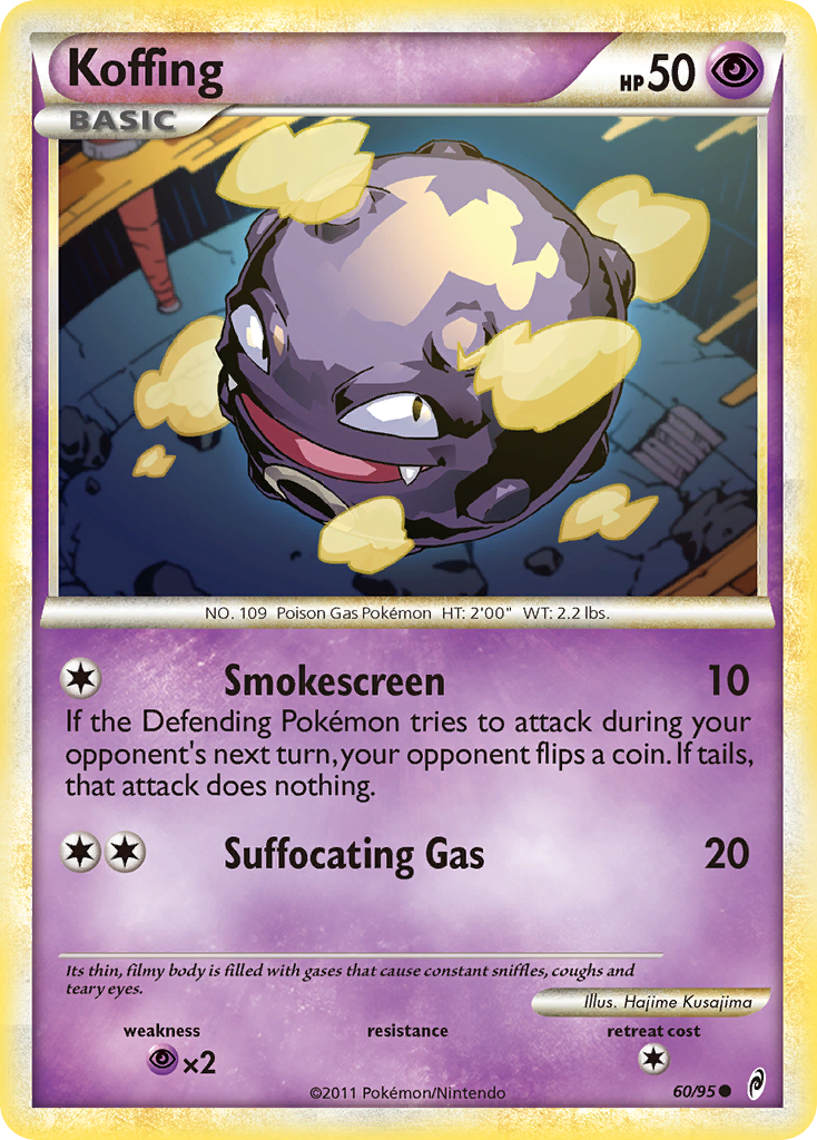 Koffing (60/95) [HeartGold & SoulSilver: Call of Legends] | Arkham Games and Comics