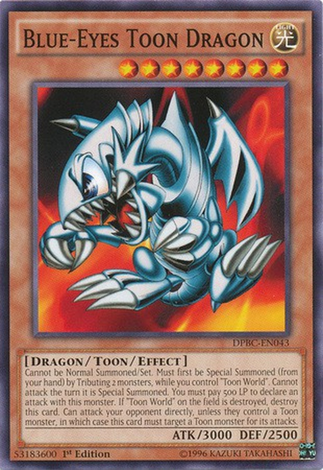 Blue-Eyes Toon Dragon [DPBC-EN043] Common | Arkham Games and Comics