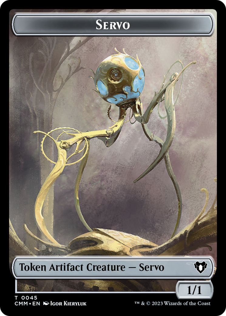 Servo Token [Commander Masters Tokens] | Arkham Games and Comics