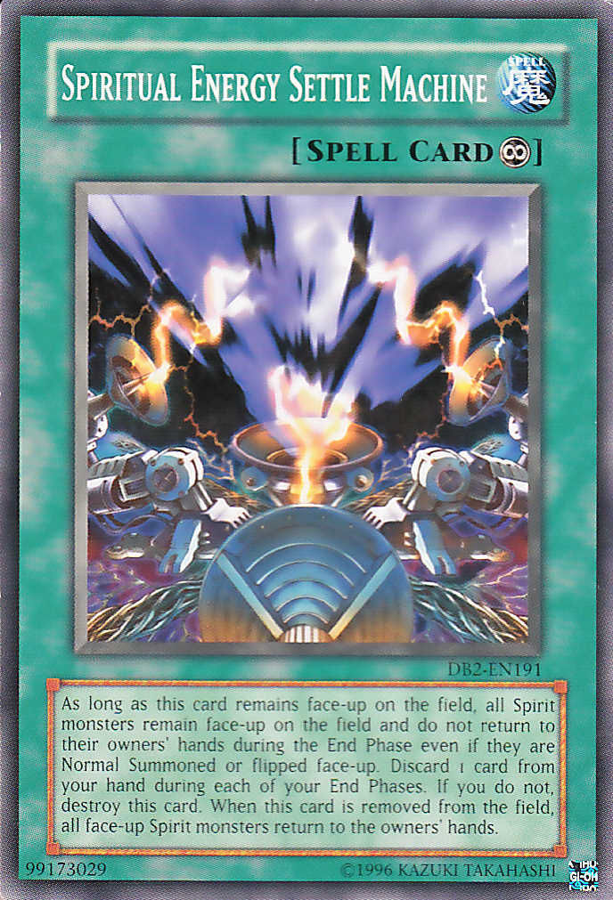 Spiritual Energy Settle Machine [DB2-EN191] Common | Arkham Games and Comics