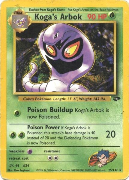 Koga's Arbok (25/132) [Gym Challenge Unlimited] | Arkham Games and Comics