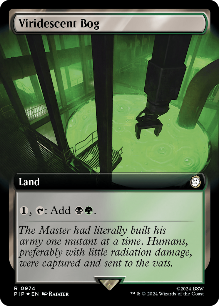 Viridescent Bog (Extended Art) (Surge Foil) [Fallout] | Arkham Games and Comics