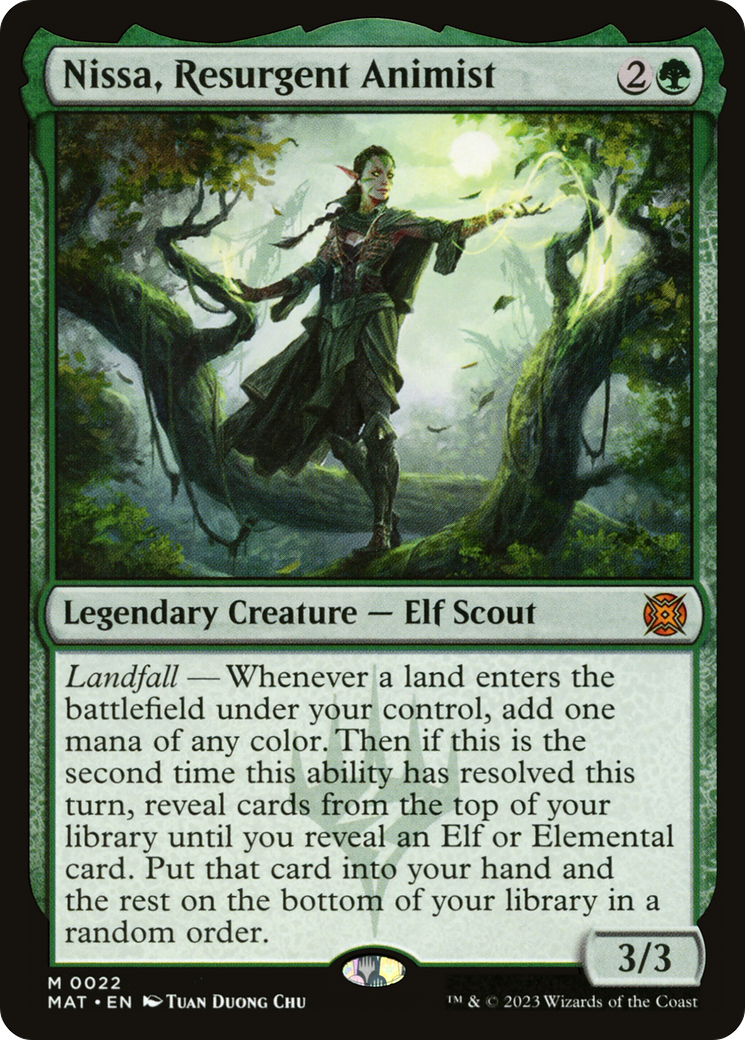 Nissa, Resurgent Animist [March of the Machine: The Aftermath] | Arkham Games and Comics
