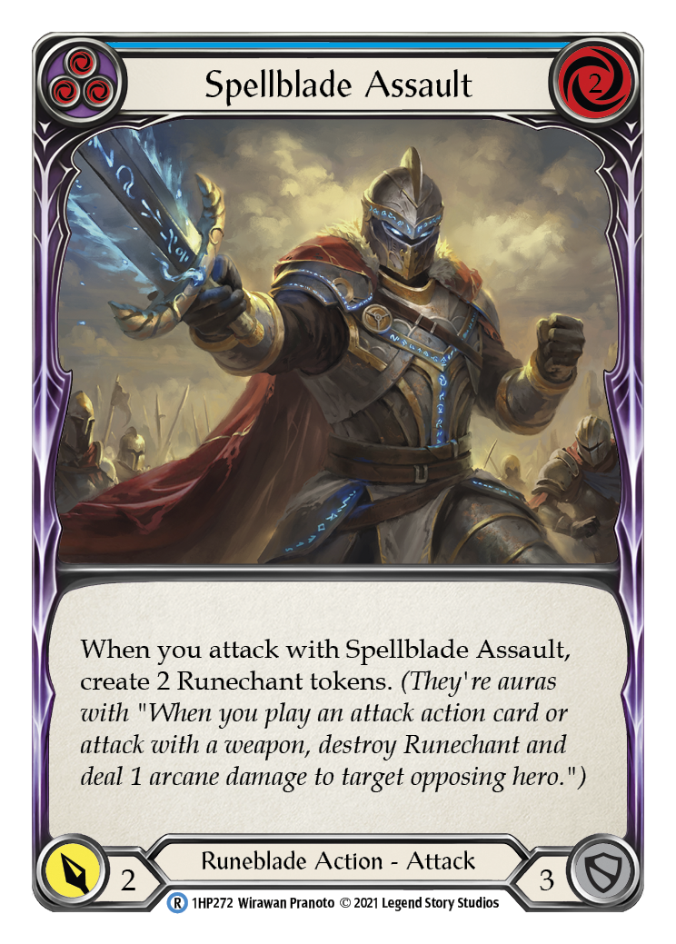 Spellblade Assault (Blue) [1HP272] (History Pack 1) | Arkham Games and Comics