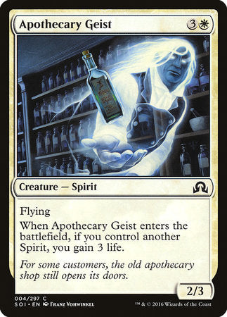Apothecary Geist [Shadows over Innistrad] | Arkham Games and Comics