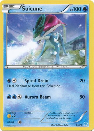 Suicune (14/30) [XY: Trainer Kit 3 - Suicune] | Arkham Games and Comics