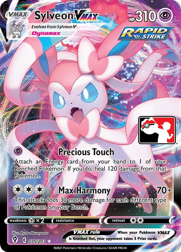 Sylveon VMAX (075/203) [Prize Pack Series One] | Arkham Games and Comics