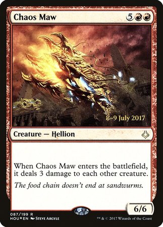 Chaos Maw [Hour of Devastation Promos] | Arkham Games and Comics