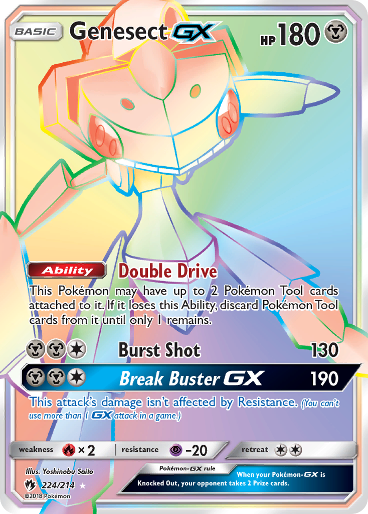 Genesect GX (224/214) [Sun & Moon: Lost Thunder] | Arkham Games and Comics