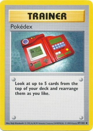 Pokedex (87/102) [Base Set Shadowless Unlimited] | Arkham Games and Comics