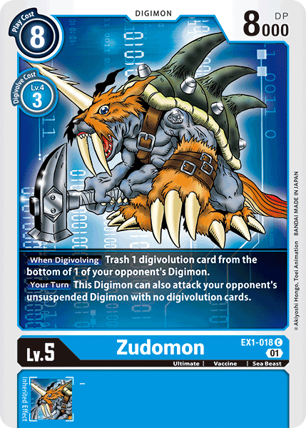 Zudomon [EX1-018] [Classic Collection] | Arkham Games and Comics