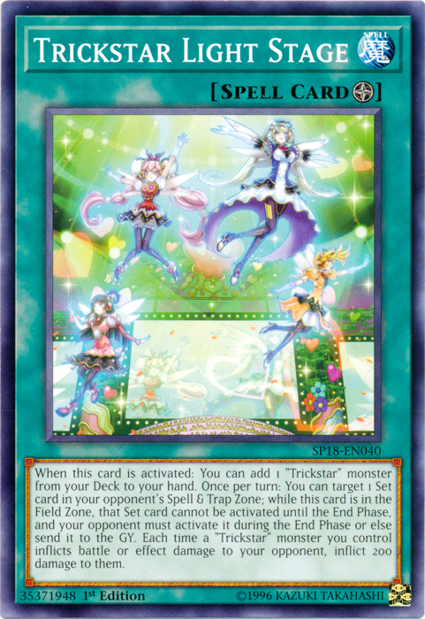 Trickstar Light Stage [SP18-EN040] Common | Arkham Games and Comics