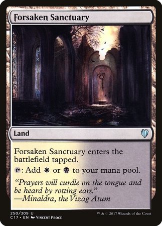 Forsaken Sanctuary [Commander 2017] | Arkham Games and Comics