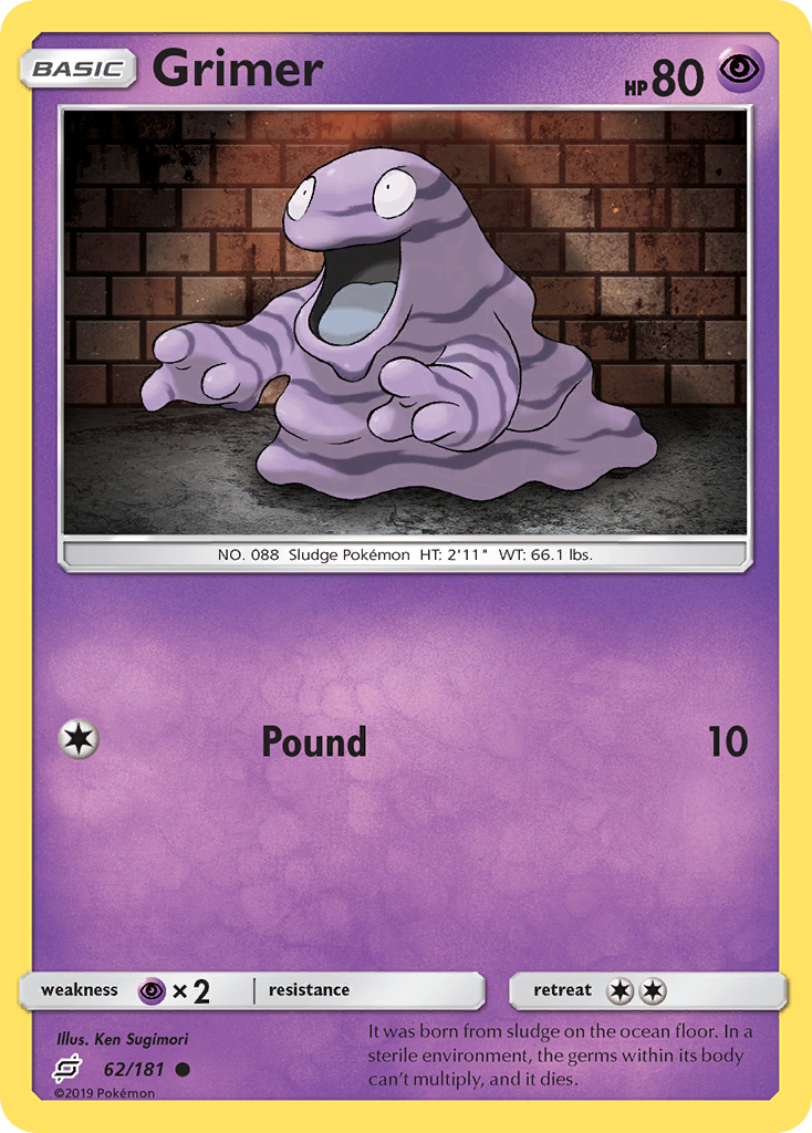 Grimer (62/181) [Sun & Moon: Team Up] | Arkham Games and Comics