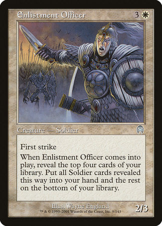 Enlistment Officer [Apocalypse] | Arkham Games and Comics