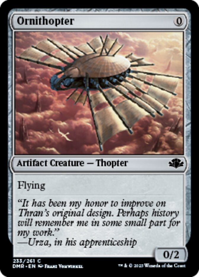 Ornithopter [Dominaria Remastered] | Arkham Games and Comics