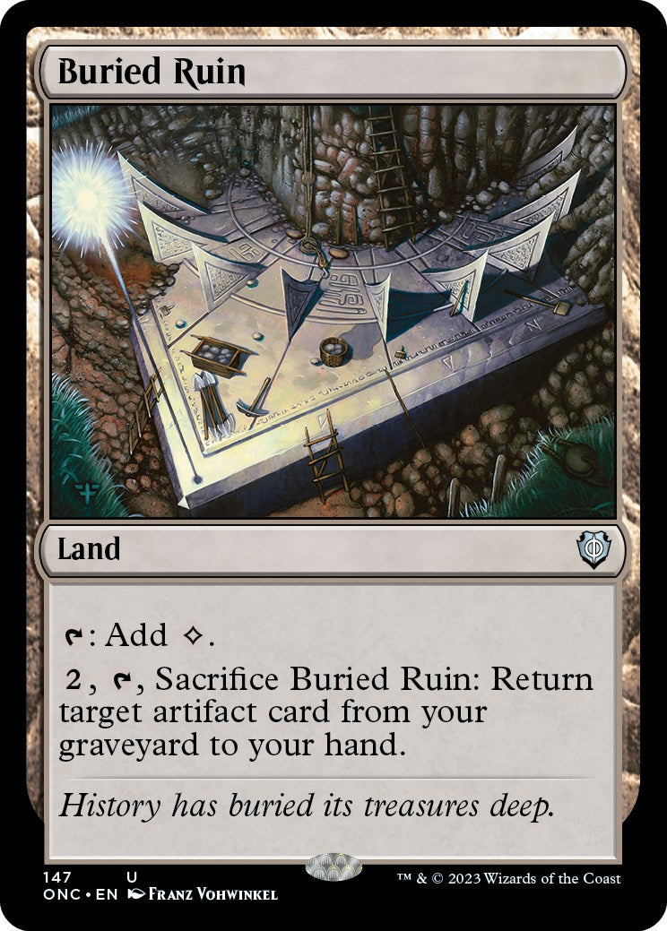 Buried Ruin [Phyrexia: All Will Be One Commander] | Arkham Games and Comics