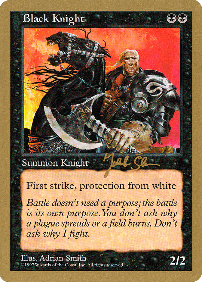 Black Knight (Jakub Slemr) [World Championship Decks 1997] | Arkham Games and Comics