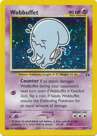 Wobbuffet (16/75) [Neo Discovery Unlimited] | Arkham Games and Comics
