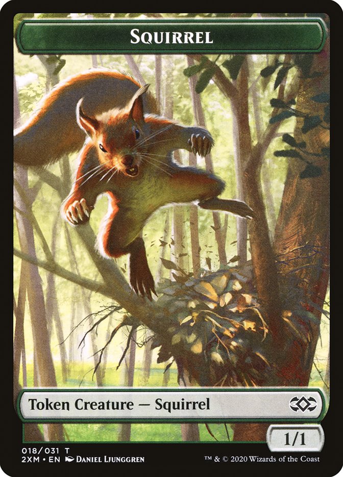 Squirrel Token [Double Masters] | Arkham Games and Comics