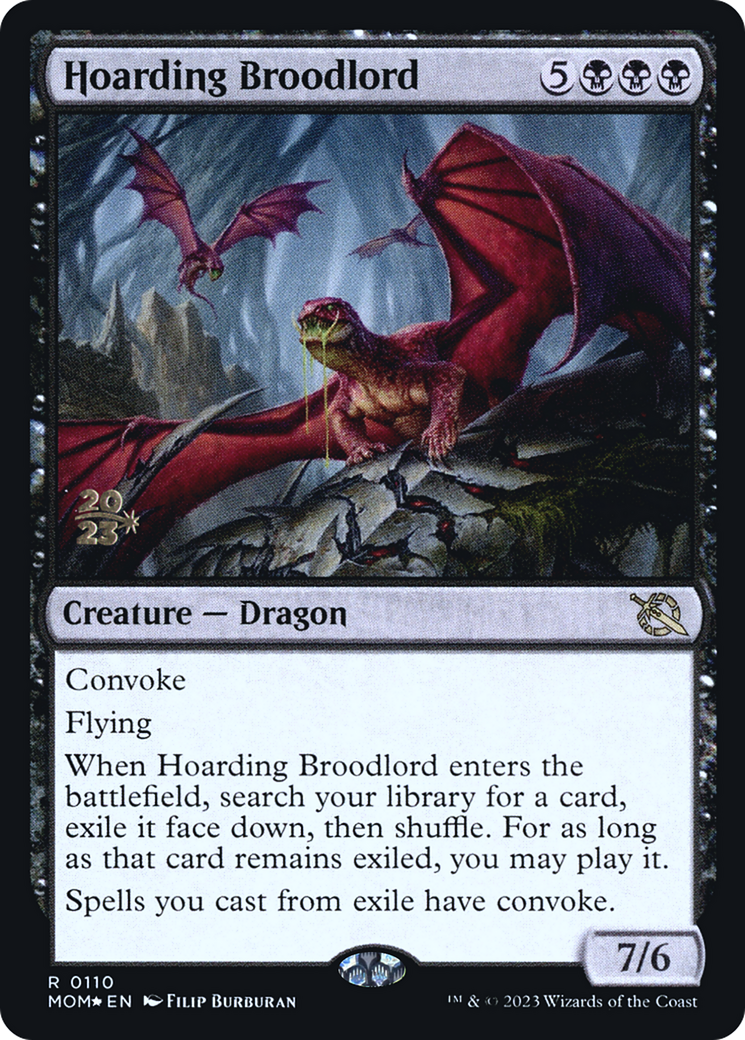 Hoarding Broodlord [March of the Machine Prerelease Promos] | Arkham Games and Comics