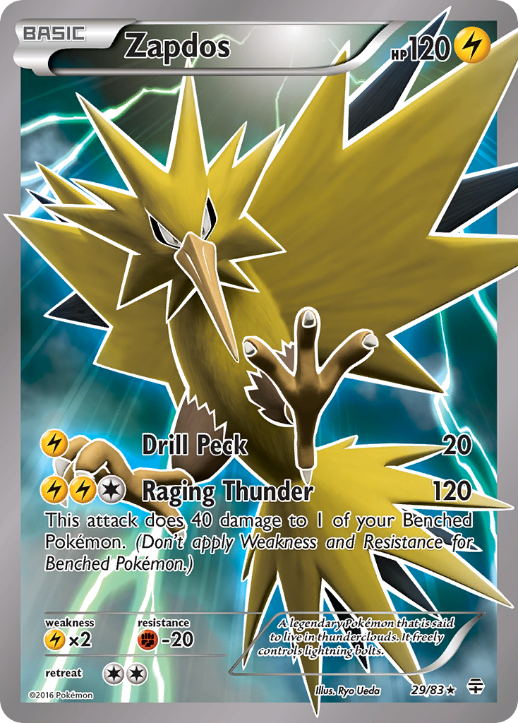 Zapdos (29/83) [XY: Generations] | Arkham Games and Comics