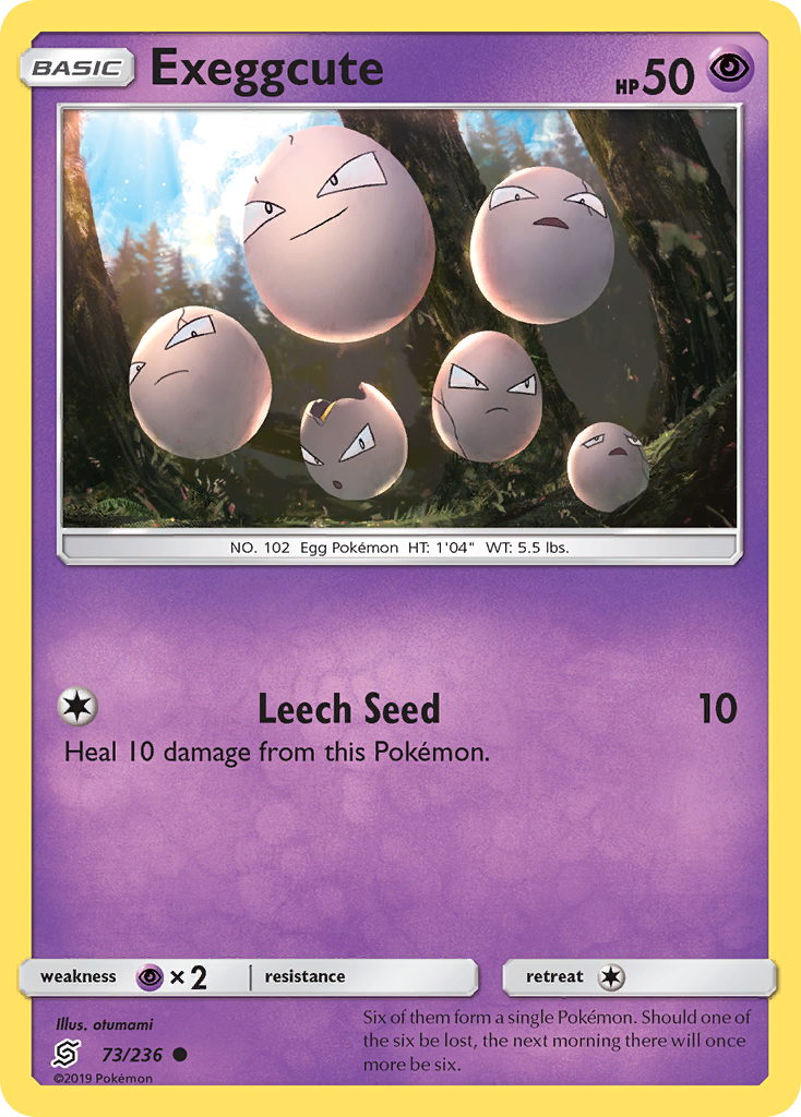 Exeggcute (73/236) [Sun & Moon: Unified Minds] | Arkham Games and Comics