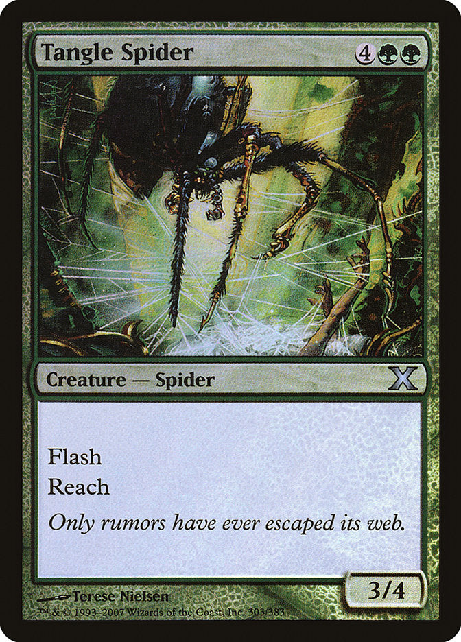 Tangle Spider (Premium Foil) [Tenth Edition] | Arkham Games and Comics