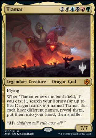 Tiamat (Promo Pack) [Dungeons & Dragons: Adventures in the Forgotten Realms Promos] | Arkham Games and Comics