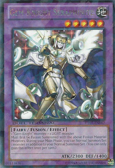 Gem-Knight Seraphinite [DT07-EN082] Rare | Arkham Games and Comics