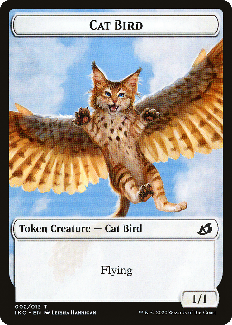 Cat Bird // Spirit Double-Sided Token [Starter Commander Decks] | Arkham Games and Comics