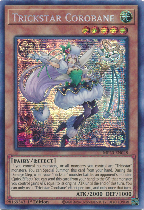 Trickstar Corobane [MP20-EN048] Prismatic Secret Rare | Arkham Games and Comics