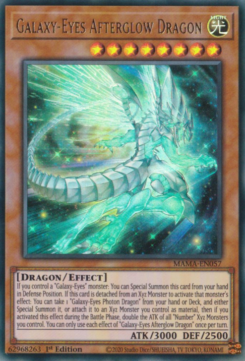 Galaxy-Eyes Afterglow Dragon [MAMA-EN057] Ultra Rare | Arkham Games and Comics