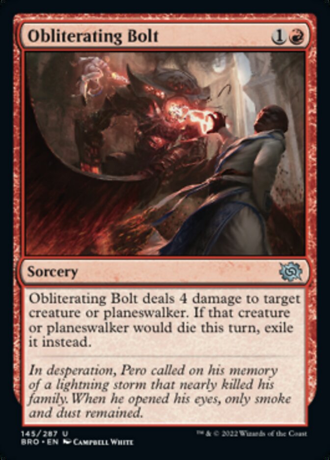 Obliterating Bolt [The Brothers' War] | Arkham Games and Comics