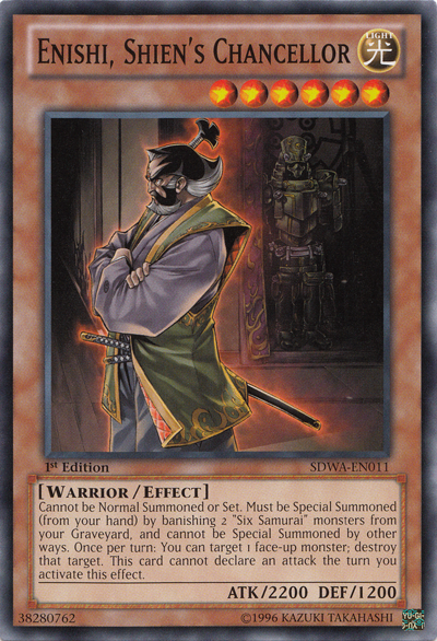 Enishi, Shien's Chancellor [SDWA-EN011] Common | Arkham Games and Comics