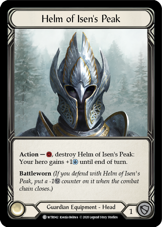 Helm of Isen's Peak [U-WTR042] (Welcome to Rathe Unlimited)  Unlimited Normal | Arkham Games and Comics