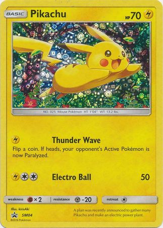 Pikachu (SM04) (General Mills Promo) [Sun & Moon: Black Star Promos] | Arkham Games and Comics