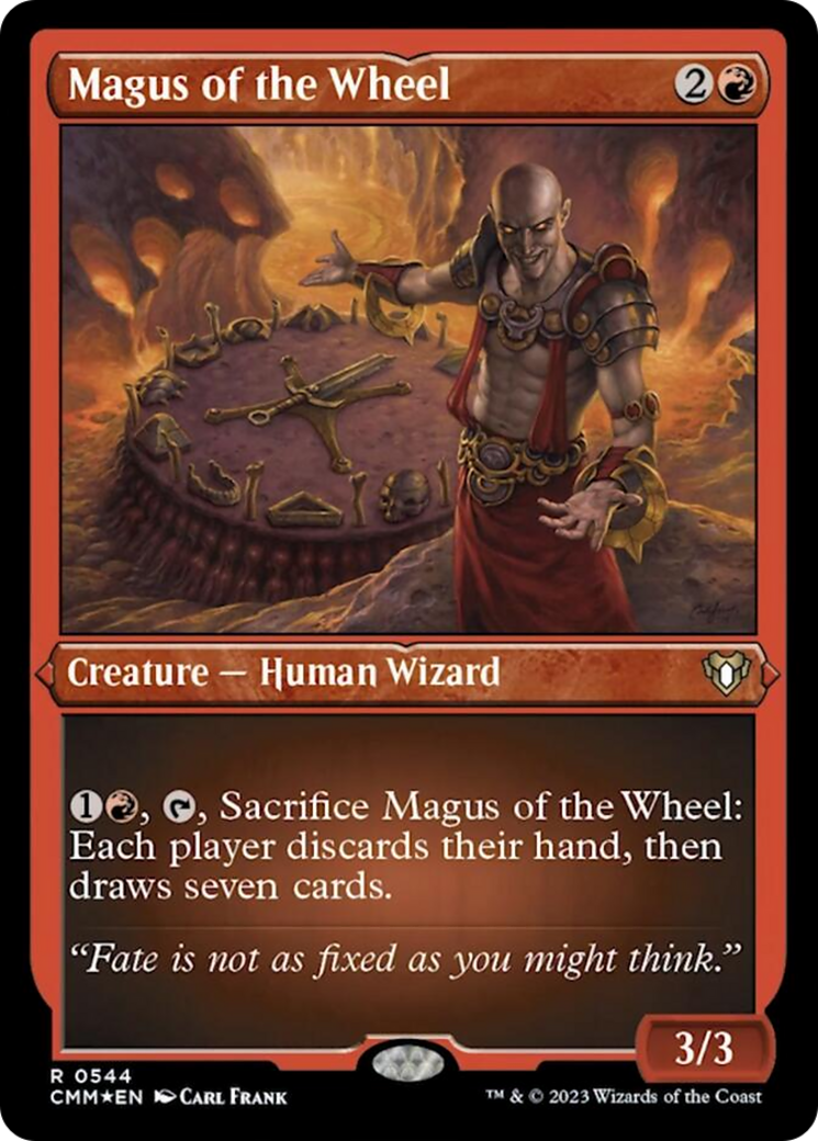 Magus of the Wheel (Foil Etched) [Commander Masters] | Arkham Games and Comics